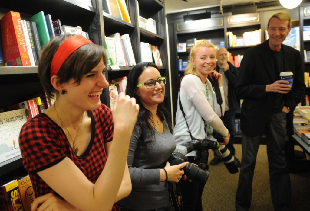 When I met Lee Child during a book signing at Waterstones! I helped out for the evening